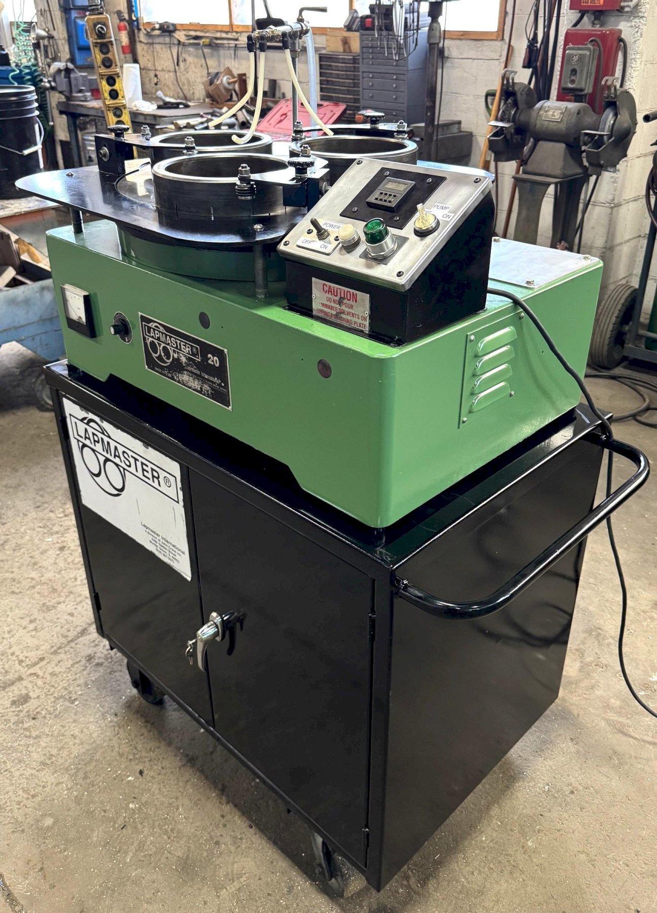 20" Lapmaster #20G, lapping machine, (3) rings, open face, bench model - Image 3