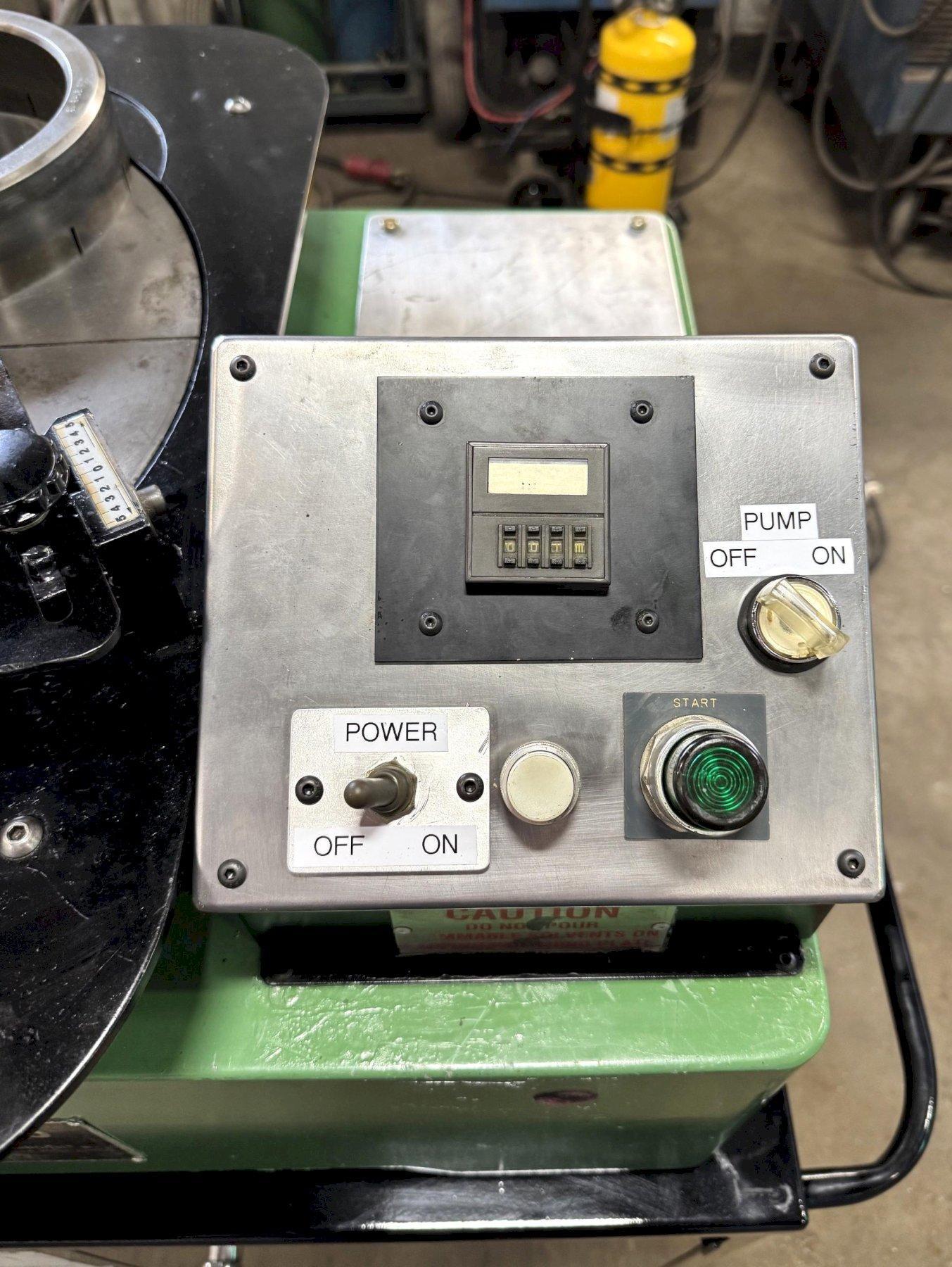 20" Lapmaster #20G, lapping machine, (3) rings, open face, bench model - Image 6