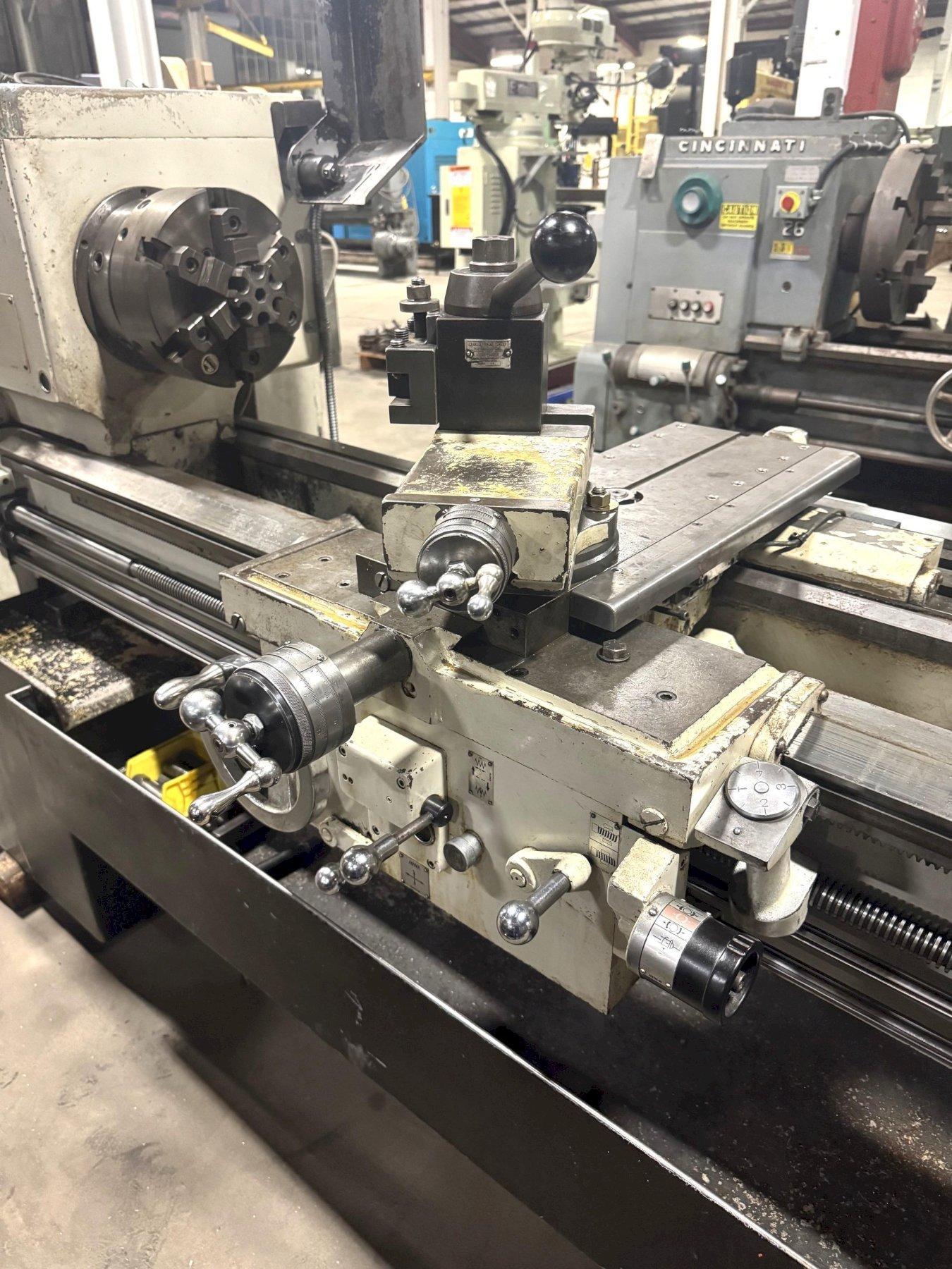 19" x 54" LeBlond #Makino-Servo-Shift, engine lathe, 25-1000 RPM, D1-8 Camlock, 3" bore, inch/metric, taper - Image 5