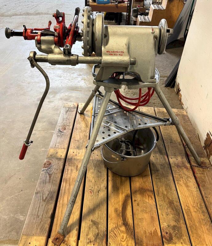 2" Ridgid #300, pipe threader, cutter, reamer, stand, oiler, 1 phase - Image 4