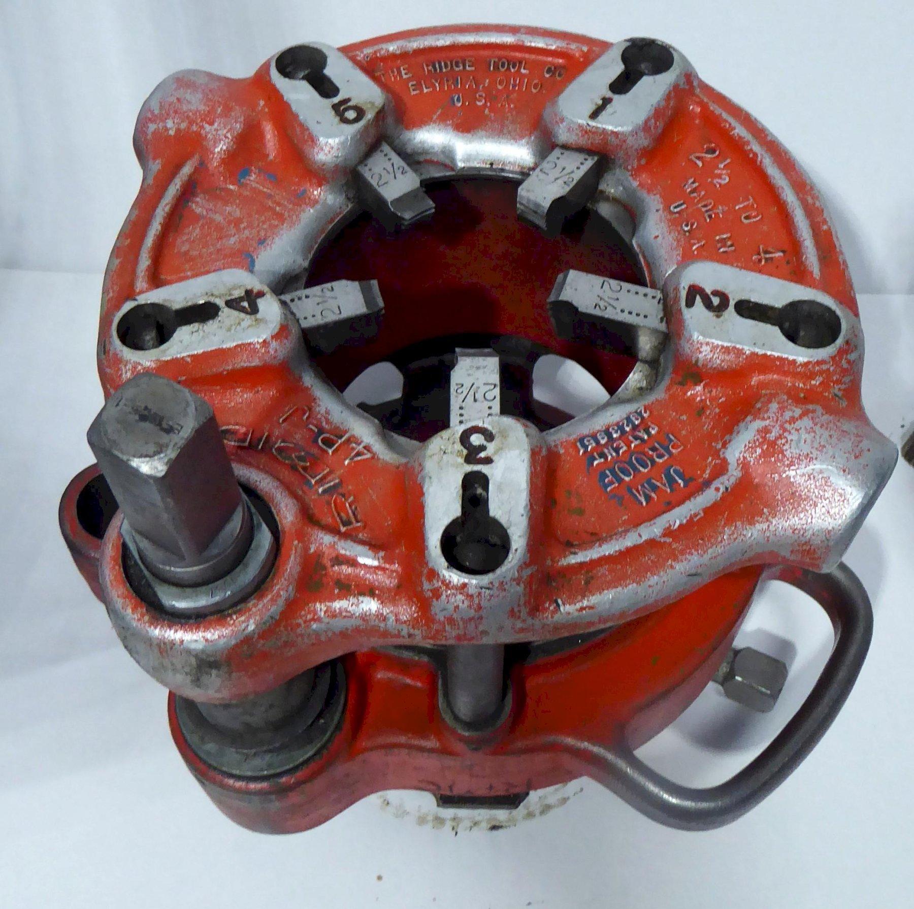 Oster #432, power drive, portable cart, misc. ridgid dies and accessories - Image 5