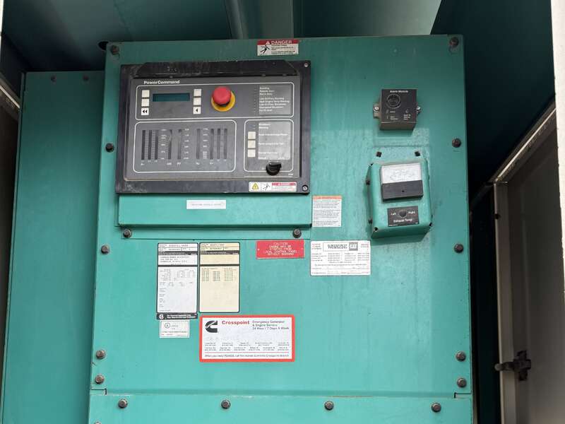 450 KW Cummins #DFEJ, diesel generator set, 277/480 Volts, 755 HP @ 1800 RPM, QSX15-G9 NR2 engine, 314 hours - Image 4