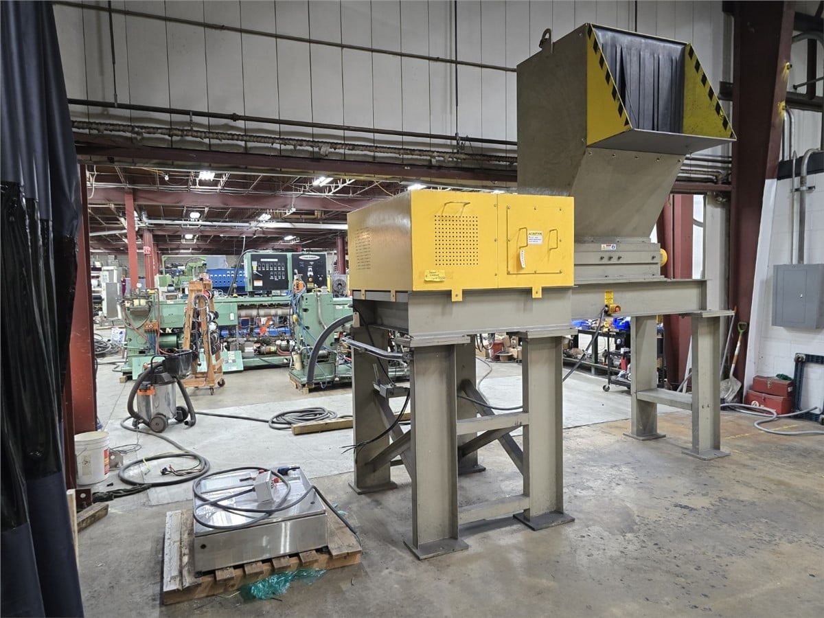 Jordan Reduction Solutions #MS4220, dual shaft shredder, 42" x 20", 50 HP, 141" L x 56" W x 98" H - Image 5
