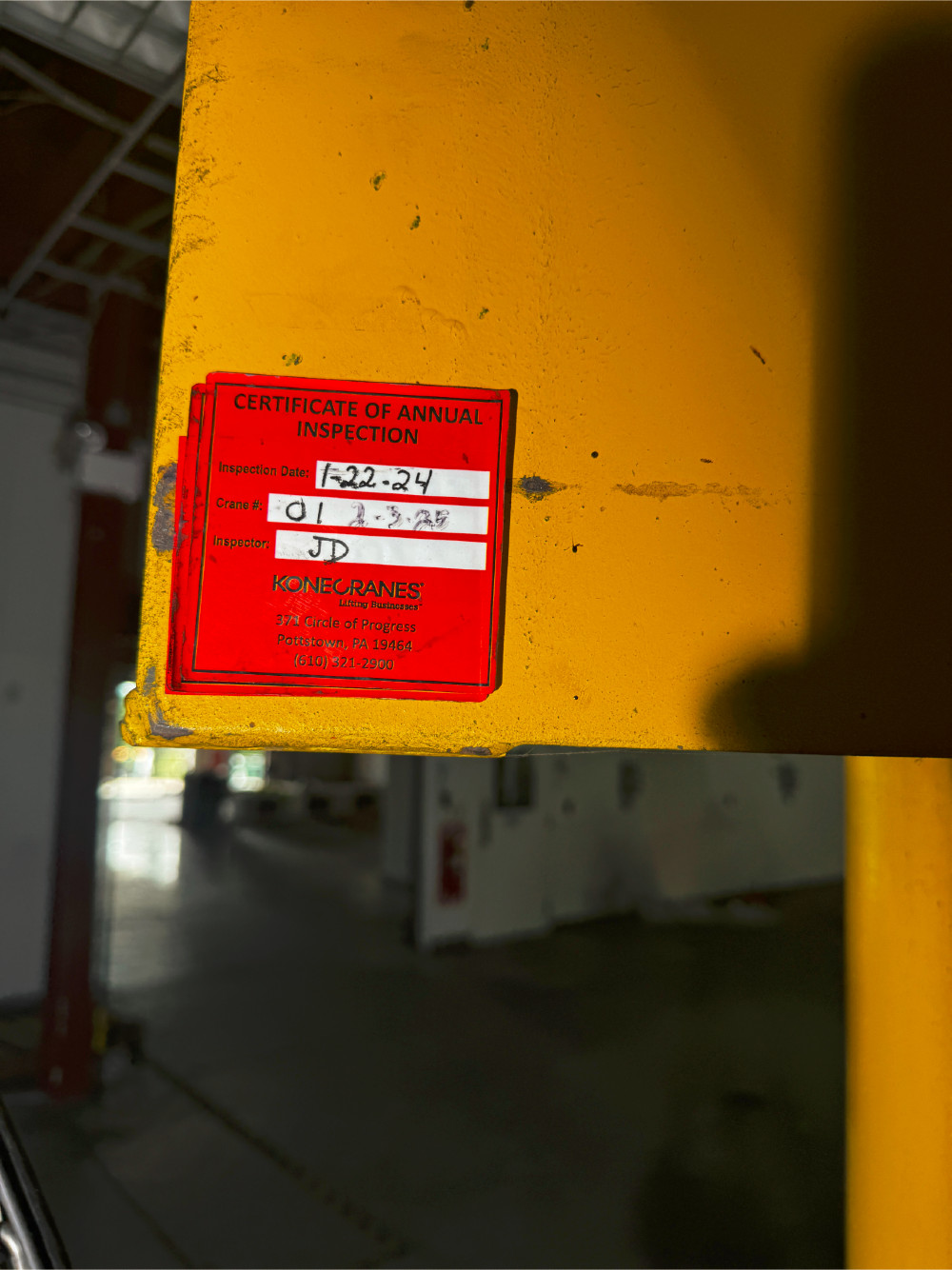 2 Ton, Spanco, jib crane, 480 V., 1987 - Image 9