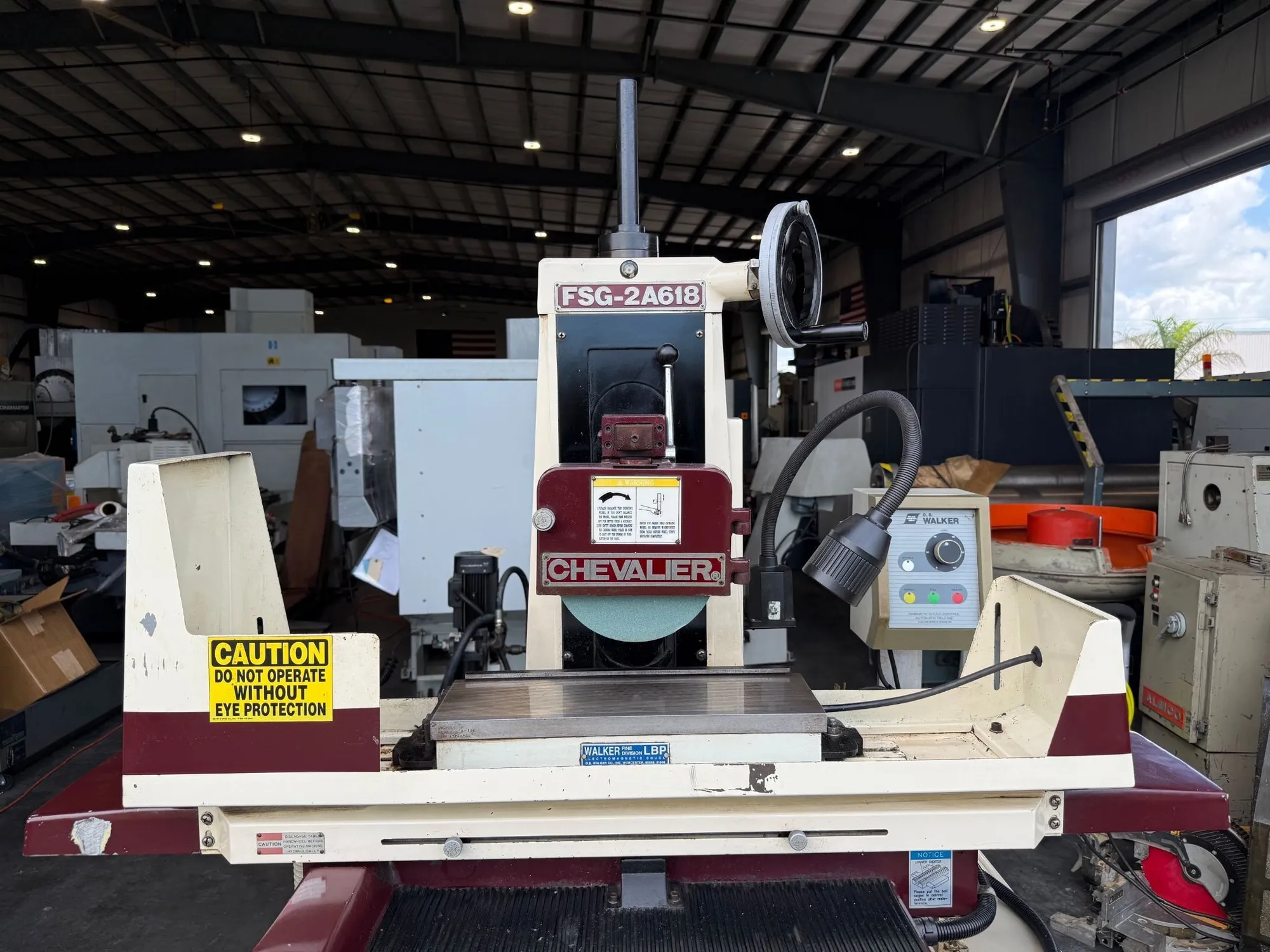 6" x 18" Chevalier #FSG-2A618, 2-Axis hydraulic surface grinder, 7" grinding wheel, 16-82 FPM, 3450 RPM - Image 9