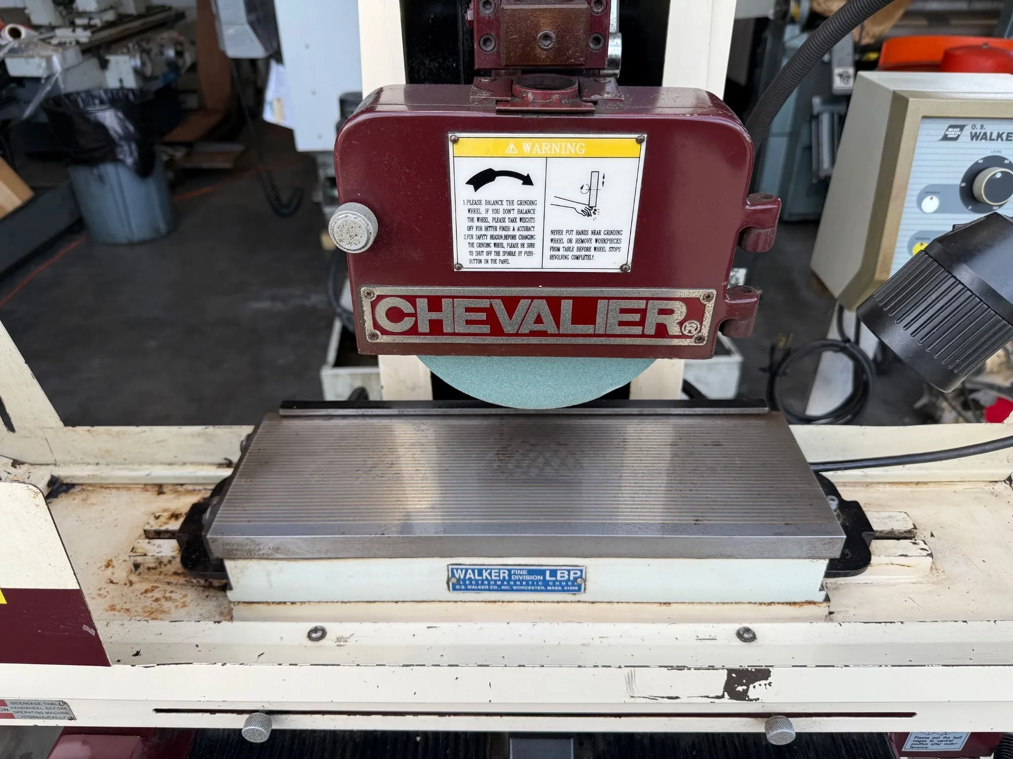 6" x 18" Chevalier #FSG-2A618, 2-Axis hydraulic surface grinder, 7" grinding wheel, 16-82 FPM, 3450 RPM - Image 10