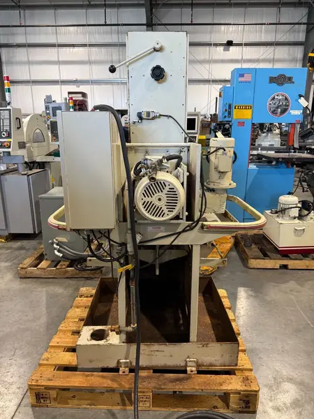 9" Timesavers #960-1MW, wet abrasive metal belt sander, 3" sanding opening, 60" belt, 10-30 FPM, 5 HP - Image 5