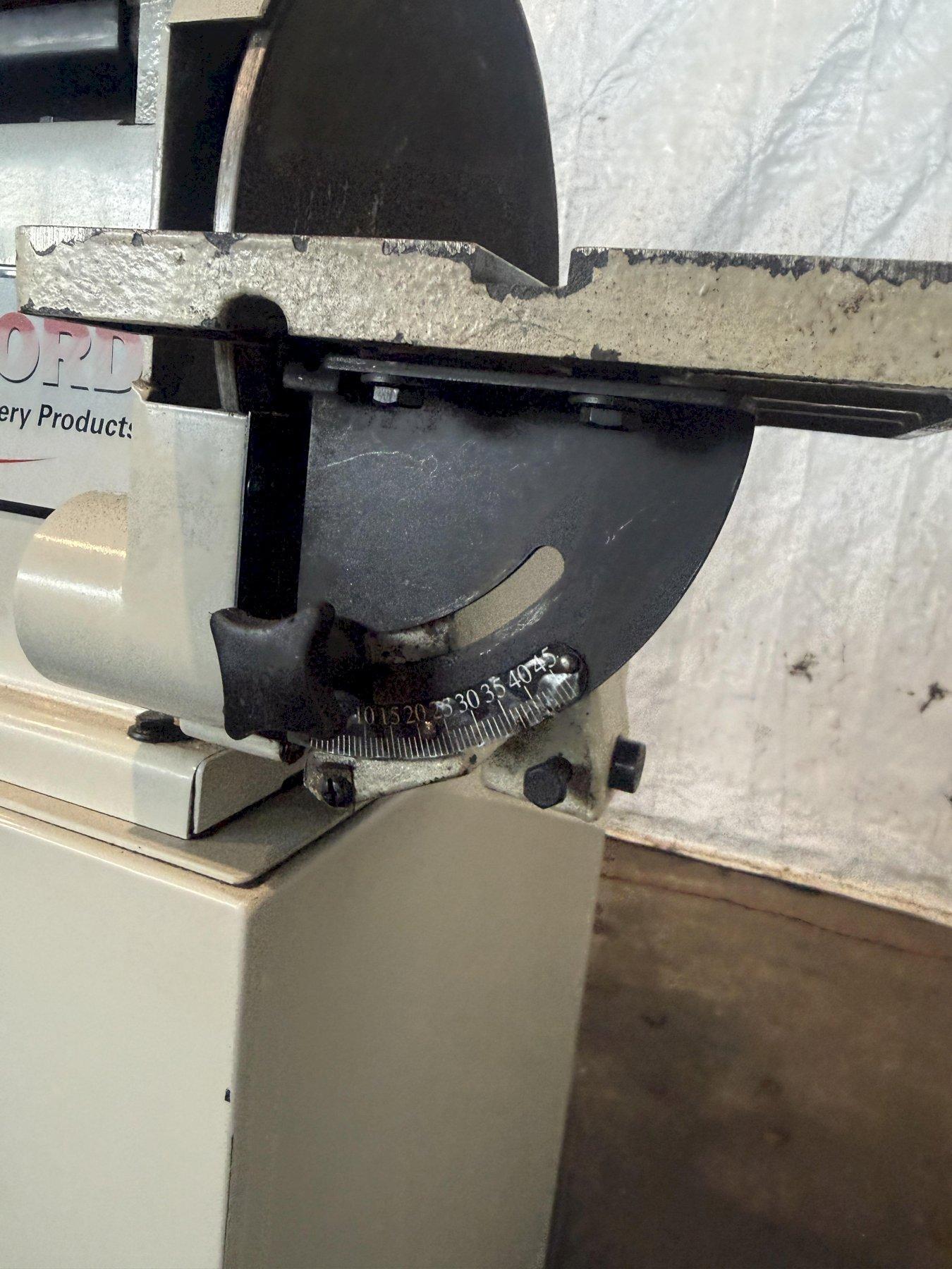 6" x 48" Rockford #SB-611P, belt type combination sander, 10" disc, 1 HP, like new - Image 5