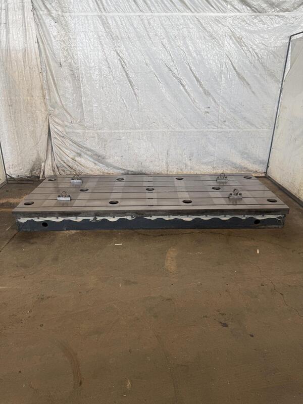 138" L x 59" width x 12" H, T-slotted floor plate - Image 3