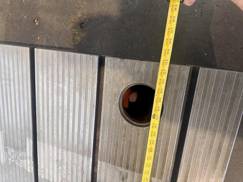 138" L x 59" width x 12" H, T-slotted floor plate - Image 7