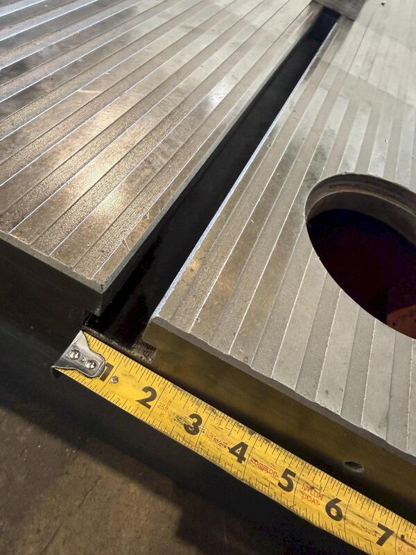 138" L x 59" width x 12" H, T-slotted floor plate - Image 10