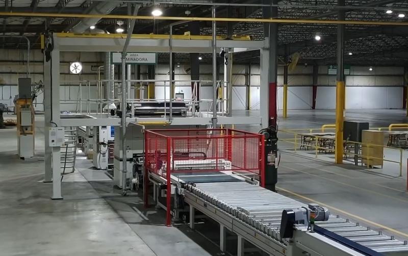 48" Unimak #FLL-1400-PUR, laminating line, flying knife, 15-82 FPM, 10"-48" width, 1/8"-2-3/8" thickness, 2023 - Image 3