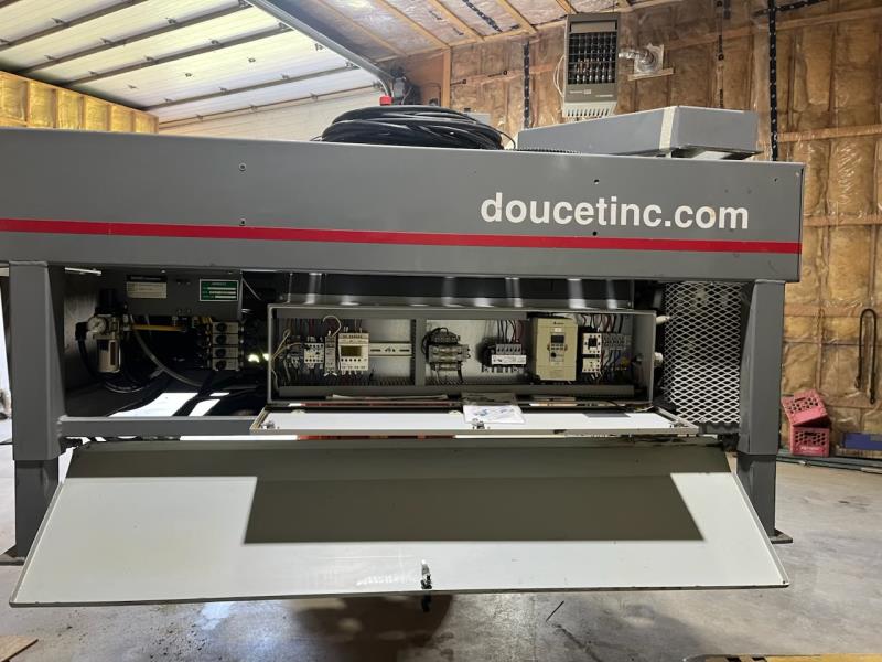 Doucet #BT-3-48, return conveyor for edgebanders, right hand return w/panel turner, 48" width x 24' L, 48" x - Image 3