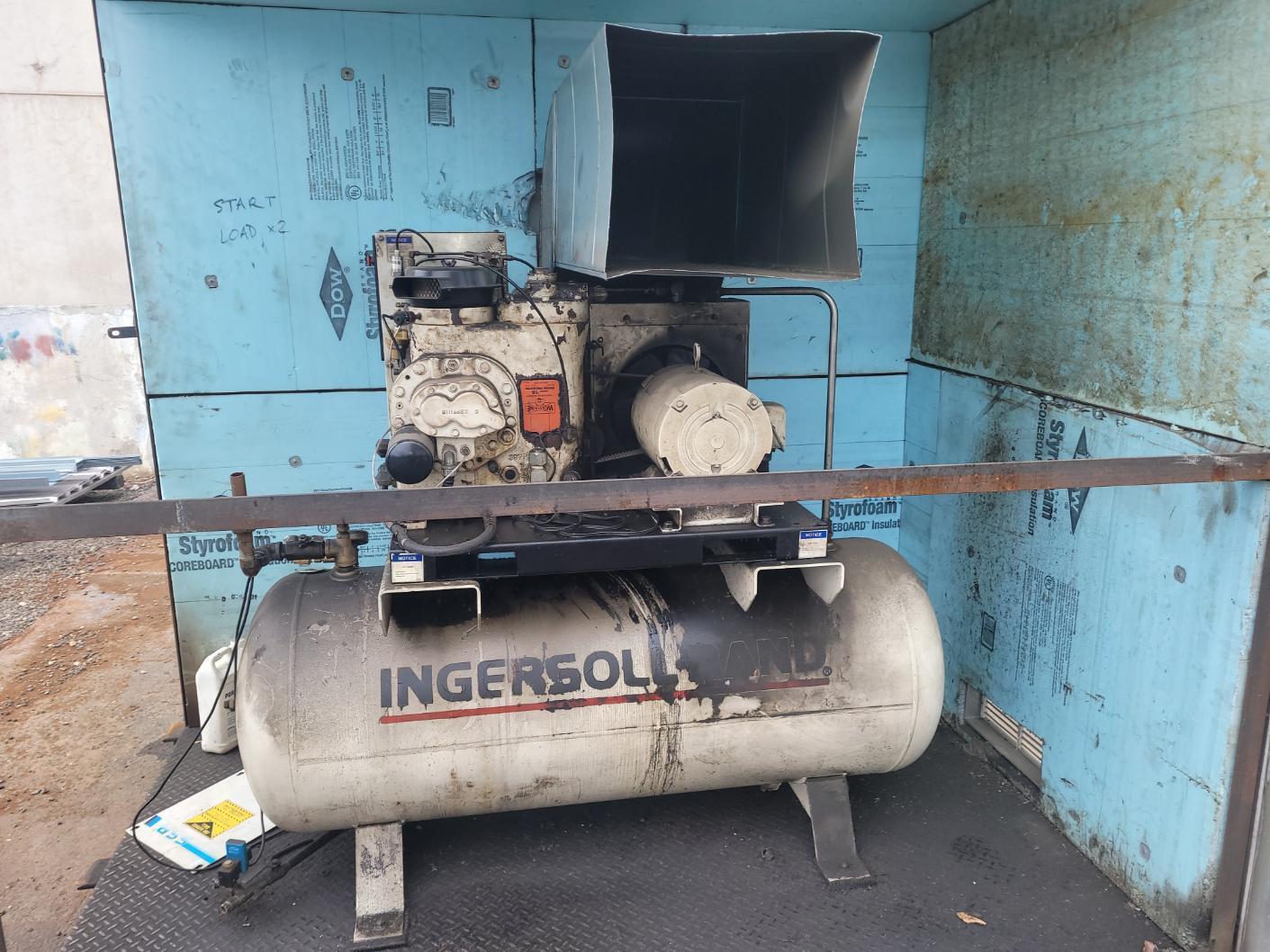 55 cfm, 125 psig, Ingersoll-Rand #U15H-SP, rotary screw air compressor, 15 HP, 230/460 V., 1994 - Image 1