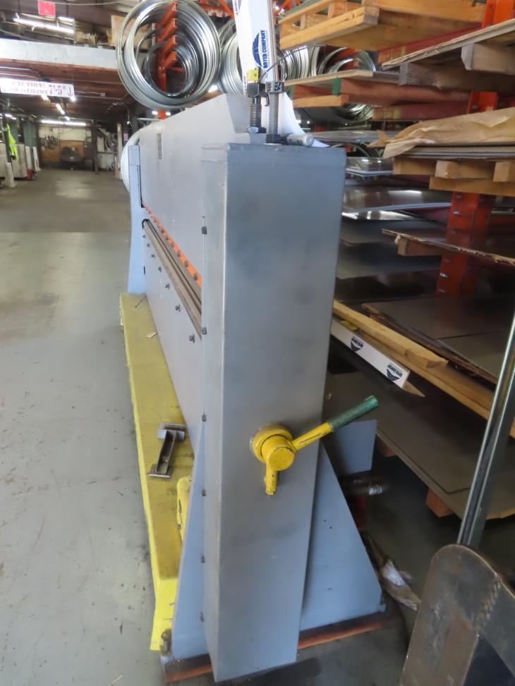 14 gauge x 12' " Roto-Die #144-A, hydraulic press brake, 3" stroke, 7.5" die space, 20-50 SPM, 15 HP, 230 V. - Image 5