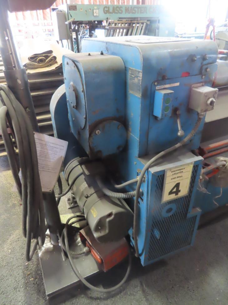 3/16" x 6' Niagara #6-72, pyramid plate bending roll, 6" rolls, 25 FPM, powered drop end, 7.5 HP, pedestal - Image 10
