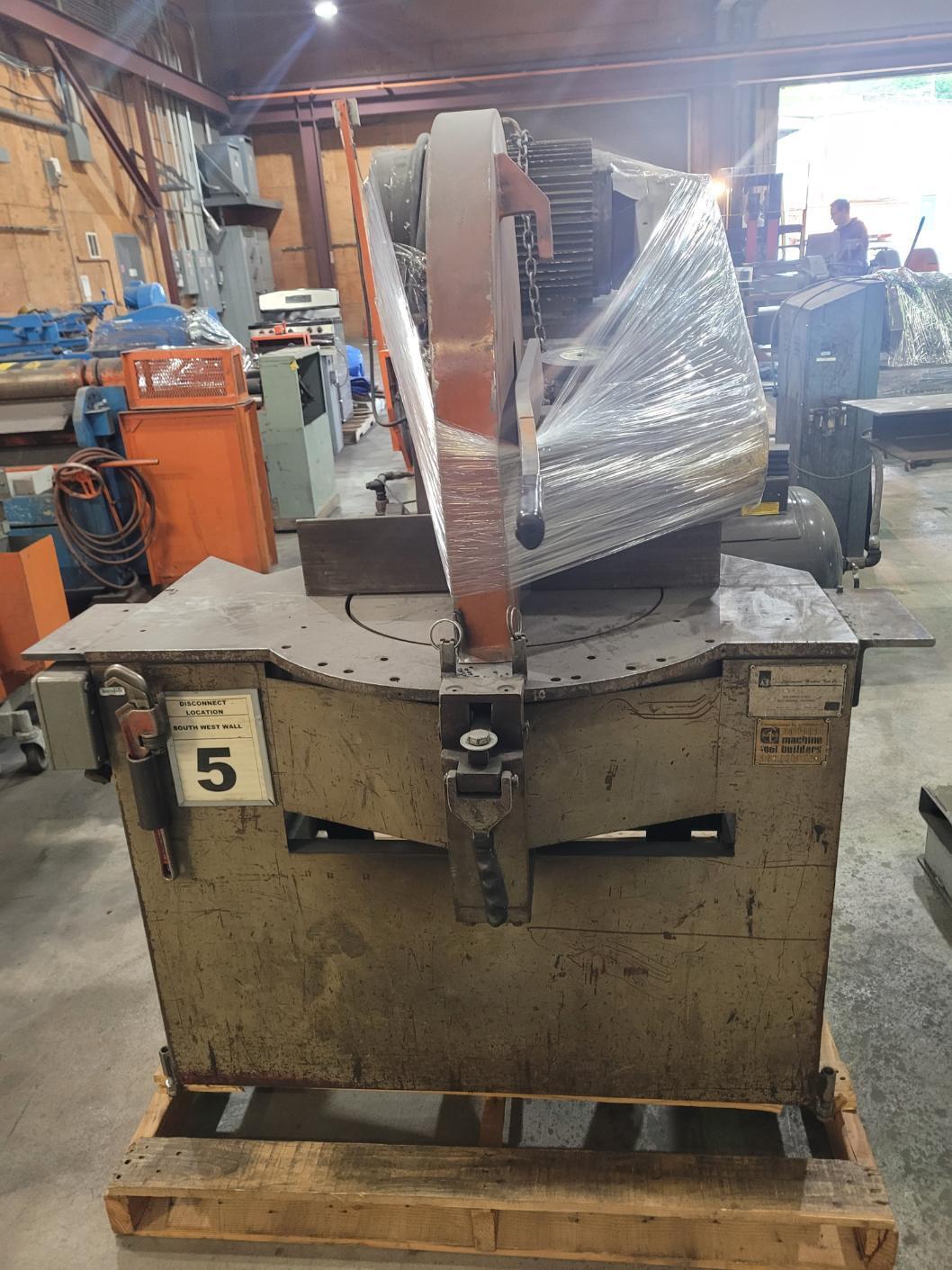 24" Continental Machine #DM-2420, abrasive cut-off saw, 20 HP, 1750 RPM, 230/460 V., 1978 - Image 10