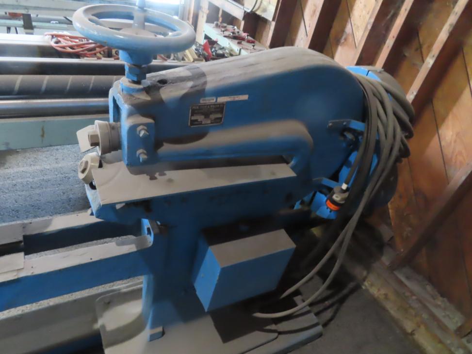 Pexto #3536-A, power circle shear, 12 gauge M/S, 7"-72" circle diameter, 19" head depth, foot pedal, 1.5 HP - Image 8