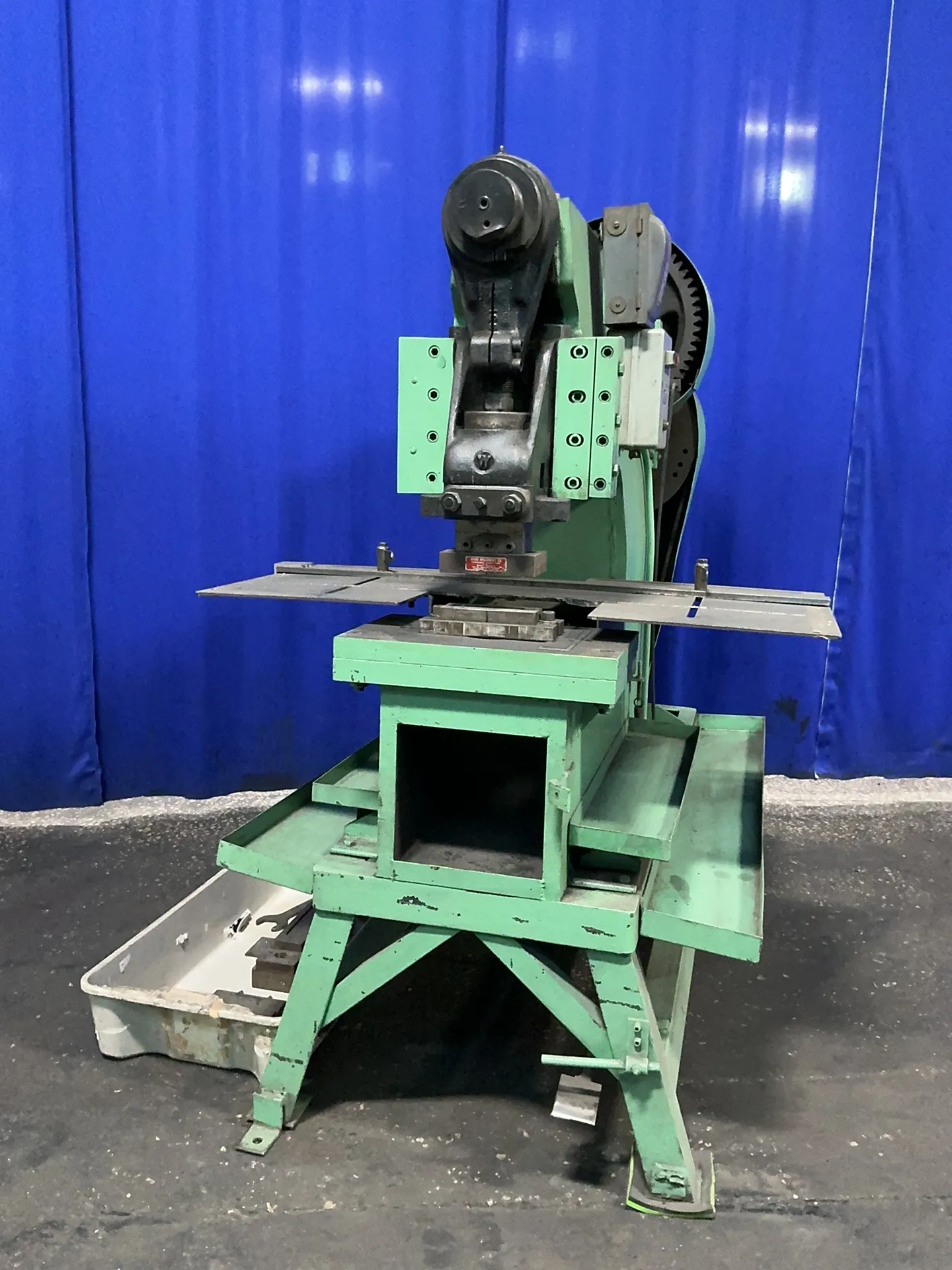 Whitney -Jensen, punch press, 12" x 20", w/ extra tooling - Image 1