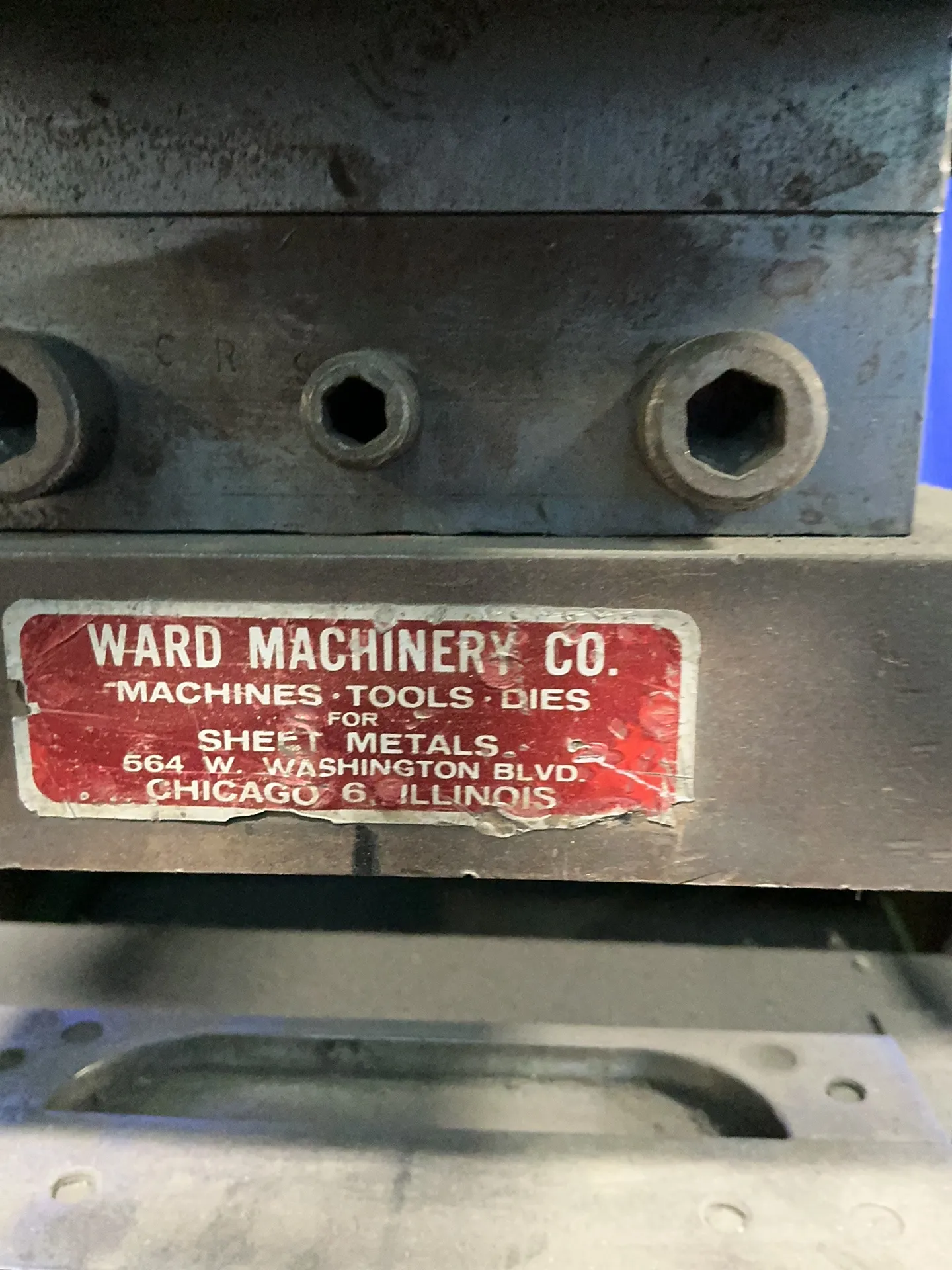 Whitney -Jensen, punch press, 12" x 20", w/ extra tooling - Image 5