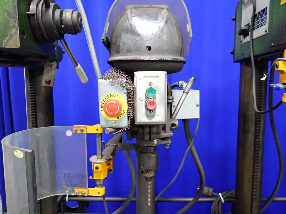 4 spindle, drill press station, 15", 13" x 72" table, 0.5 HP, 1140 RPM - Image 9