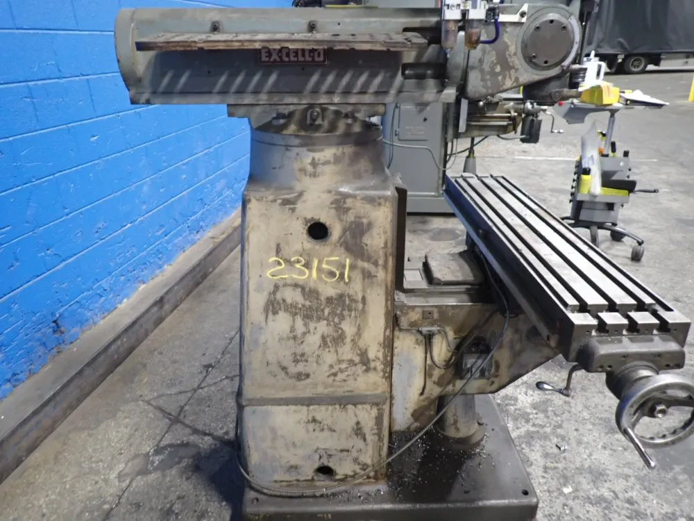 Ex-Cell-O #602, vertical mill, 9" x 48" table, 1 -1/2 HP, Acu-Rite digital read out - Image 10