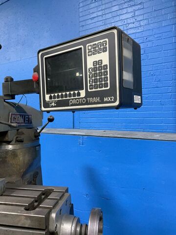 Comet, vertical mill, 9" x 42" table, ProtoTrak MX2 controls - Image 1