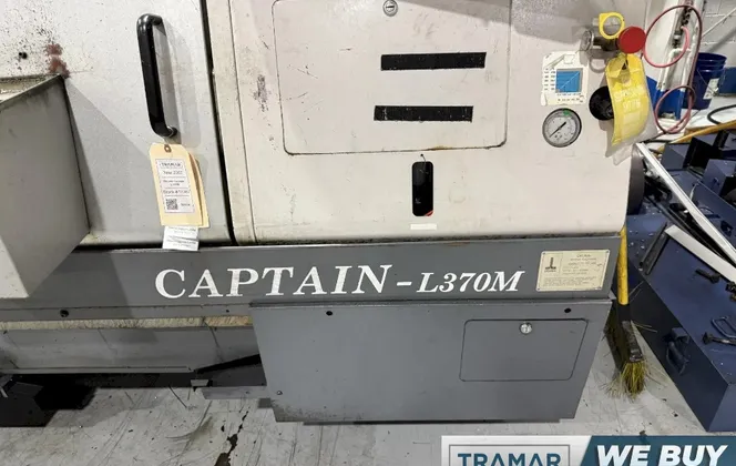 Okuma #Captain L-370M, CNC Lathe, 20.8" swing, 2.7" bar, OSP-P200L, live tooling, 12 pos. turret, 2008 - Image 2