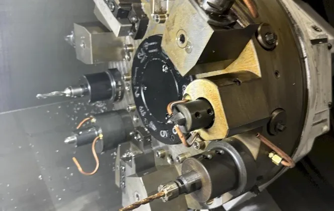 Okuma #Captain L-370M, CNC Lathe, 20.8" swing, 2.7" bar, OSP-P200L, live tooling, 12 pos. turret, 2008 - Image 4