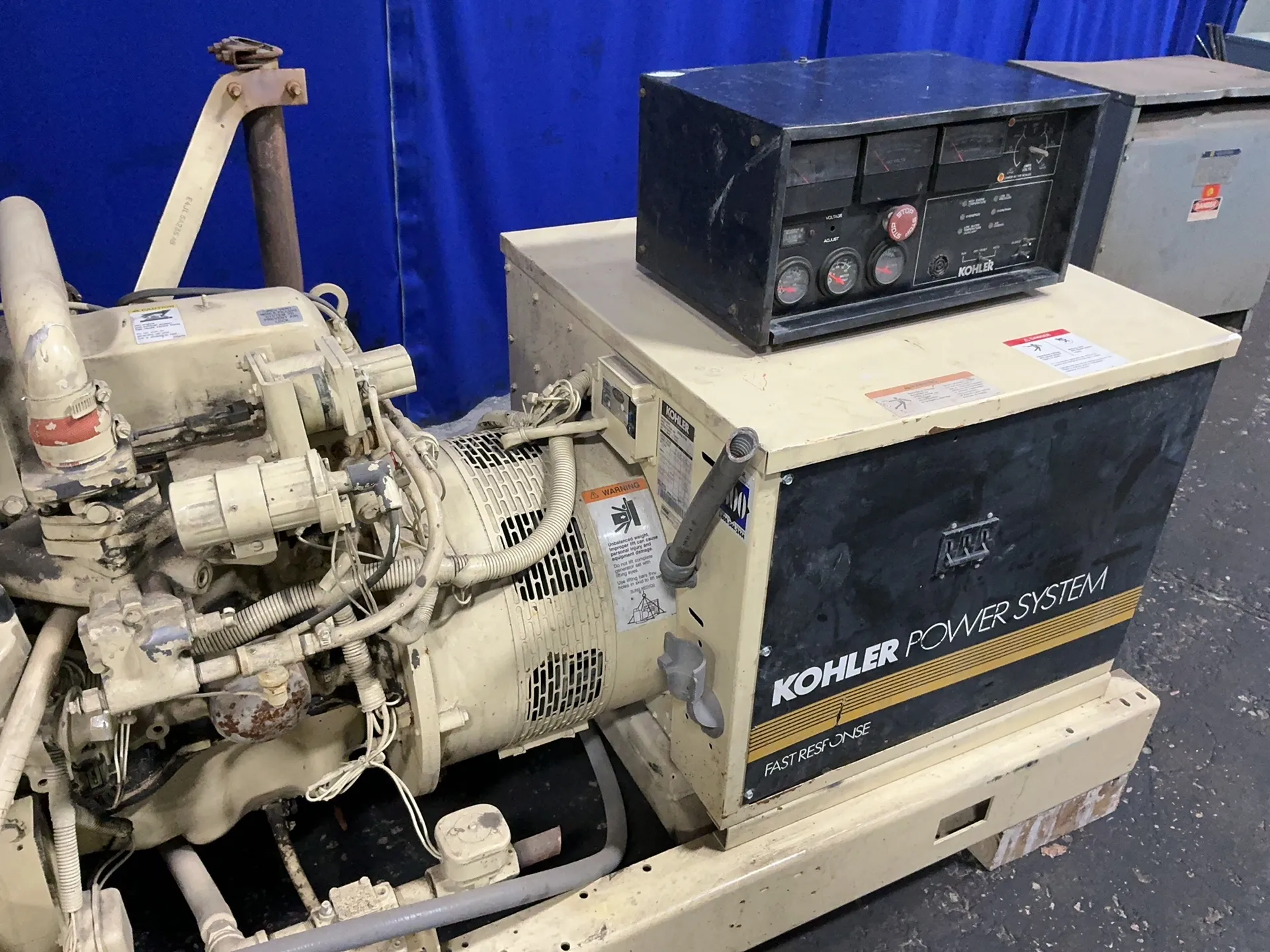 30 KW Kohler #30RZ82, diesel generator, 38 KVA, 1800 RPM, 12V battery - Image 10