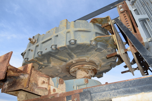 42" wide Conveyor Head Pulley Assembly, gear reducer, drive motor, conveyor lagging - Image 8