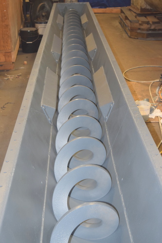 42" wide Conveyor Head Pulley Assembly, gear reducer, drive motor, conveyor lagging - Image 10