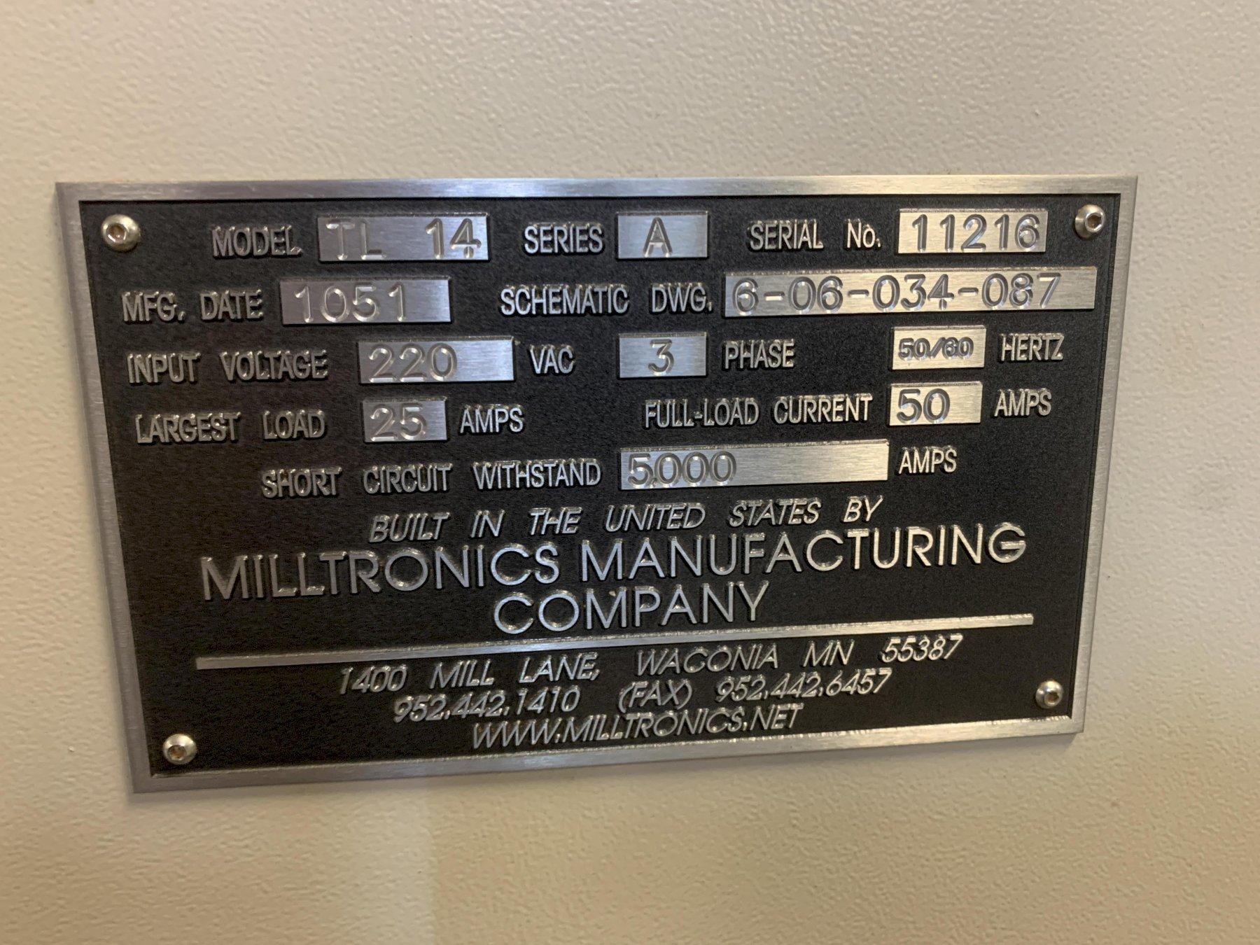 Milltronics #TL14x40, CNC Flat Bed Lathe, 2011 - Image 6