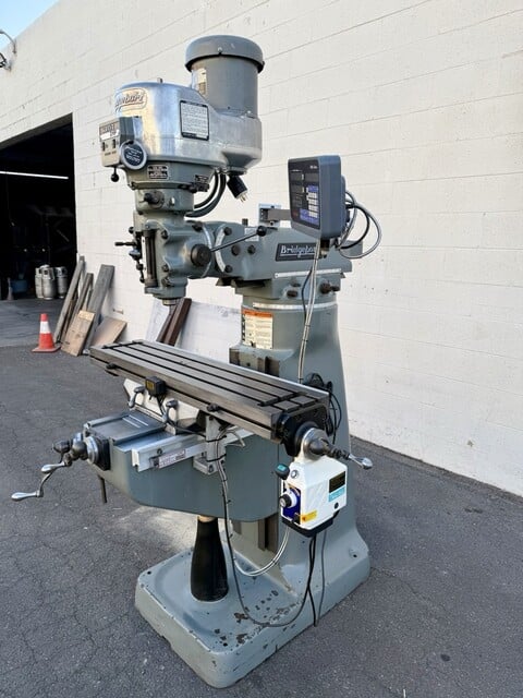 Bridgeport #Series-I, vertical mill, 24" x16" x12" travel, 60-4200 RPM, 9" x42" table, 2 HP, 12" ram, 1-shot - Image 7