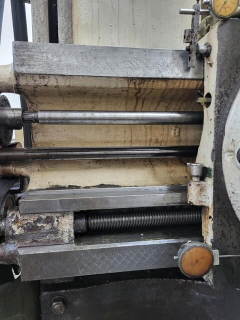 36" Bullard #Spiral-Drive, High Column, Turret and Side Heads, 3 Jaw Chuck, Fine Feeds, Tool Holders - Image 8
