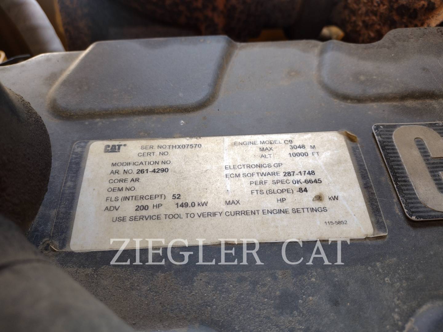 Caterpillar D6R, 11537 hours, S/N: WRG00785, 2007 - Image 8