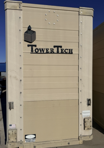 300 Ton, Tower Tech #TTXL-031975, fiberglass industrial cooling tower, 2010 - Image 1