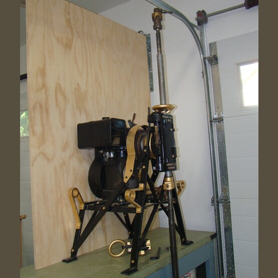 Boyles Bros. #X-Ray, Diamond Core Drill, 9 HP Briggs & Stratton, sandblasted & repainted, 1958 - Image 5