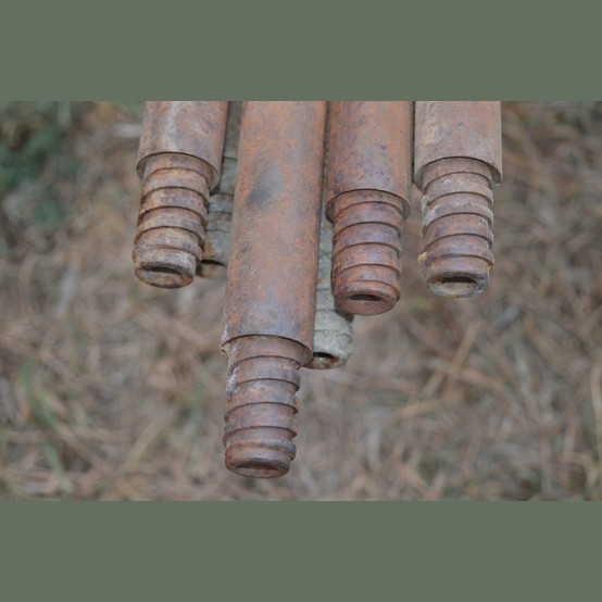 Boyles Bros. #BBS-1, Diamond Core Drill, Wisconsin 4-cyl. gas, 2-speed, with hoist & spare head - Image 6
