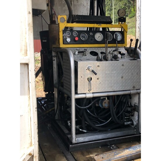 Hydracore #2000, Diamond Core Drill, variable-speed " H" head, 4-cyl. Isuzu, 60 GPM pump, 2008 - Image 4