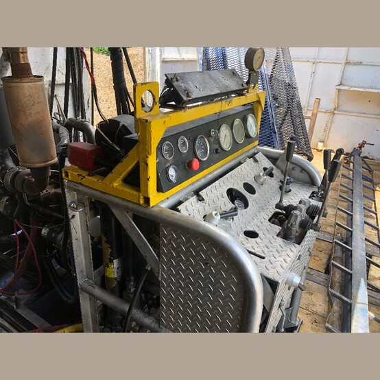 Hydracore #2000, Diamond Core Drill, variable-speed " H" head, 4-cyl. Isuzu, 60 GPM pump, 2008 - Image 5
