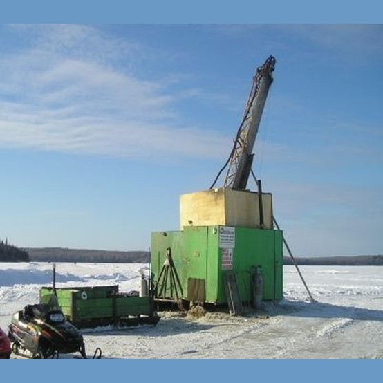 Longyear #38, Diamond Core Drill, GMC 353 engine, skid-mounted shack, hydraulic wireline, rebuilt - Image 2