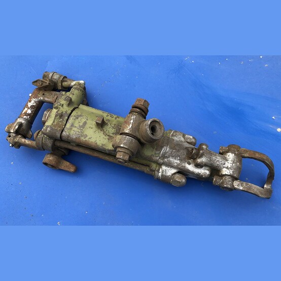 Gardner Denver #S83F, Jackleg Drill, with 72" leg, water valve, 10' of 1" hose - Image 1