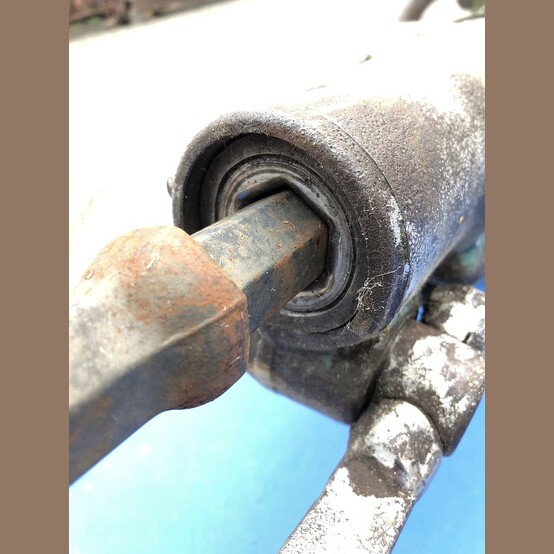 Gardner Denver #S83F, Jackleg Drill, with 72" leg, water valve, 10' of 1" hose - Image 5