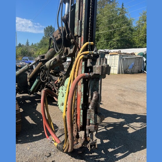 Gardner Denver #ATD-3200A, Air Track Drill, PR-133J drifter, 5" diameter holes, RME-12 feed, 12'-8" swing - Image 3
