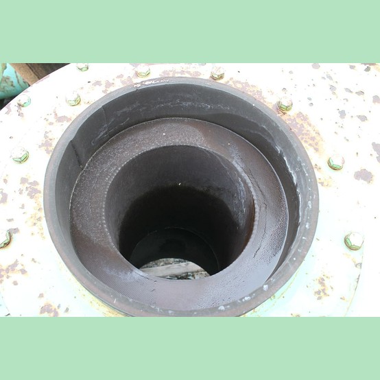 26" Wemco #2600, Hydrocyclones, rubber lined, 10" vortex, 5" apex, 10" air-operated feed valves (10 available) - Image 4
