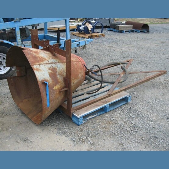 54 cu. ft. Liquid-Feed Hopper, 41-5/8" diameter top opening, 14" diameter cone bottom, 37" deep cone, with - Image 1