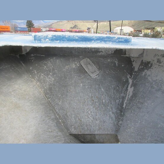 B.width Sinclair #CON-3, Auger Feed Hopper, for 6" diameter auger, Bin-Dicator level switch, on casters, 51" - Image 6