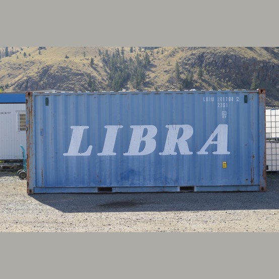 20' Shipping Container, 8' wide x 8' high, 92" x 89" door opening, with lock box - Image 2