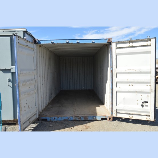 20' Shipping Container, 8' wide x 8' high, 92" x 89" door opening, with lock box - Image 4